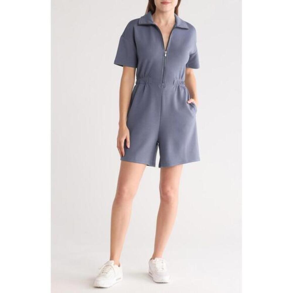 YOGALICIOUS Sarah Smocked Waist Romper - XL‎